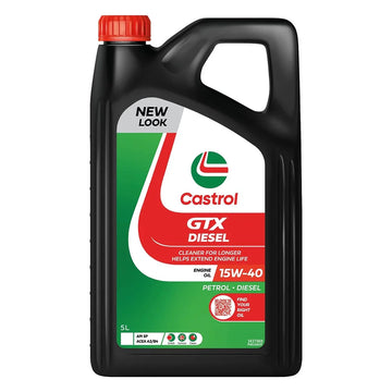 Castrol GTX Diesel 15W-40 5L - 3437069 (Pickup Only)