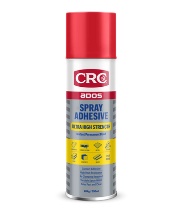 CRC Ultra High Strength Aerosol Adhesive 550ml - 8180 (Pickup Only)