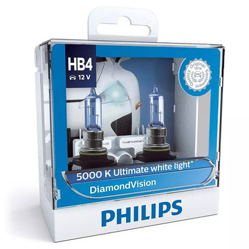Philips 9006DVS2 DiamondVision Ultimate 12V HB4 55W 5000K Headlight Globes (Twin Pack)