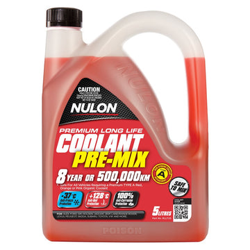 Nulon RLLTU5 Red Premium Long Life Pre-Mix Coolant 5L (Pickup Only)