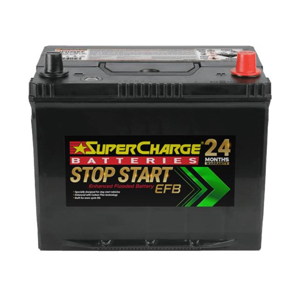 SuperCharge MFD26EF EFB (Enhanced Flooded) Stop Start 12V Battery (Pickup Only)