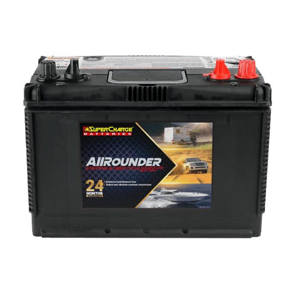 SuperCharge All Rounder MRV70L Maintenance-Free Semi-Deep Cycle 12V Dual Purpose Battery (Pickup Only)