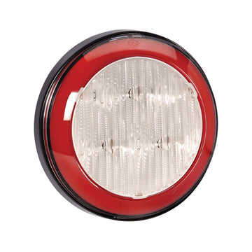 Narva 94310 9–33 Volt Model 43 LED Rear Direction Indicator Lamp (Amber) With Red LED Tail Ring