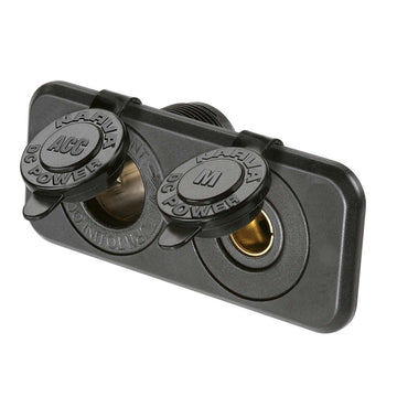 Narva 81140BL Heavy-Duty Twin Accessory/Merit Sockets