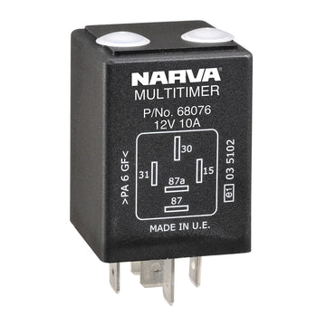 Narva 68076BL 12V 10A 5 Pin Timer Adjustable Relay