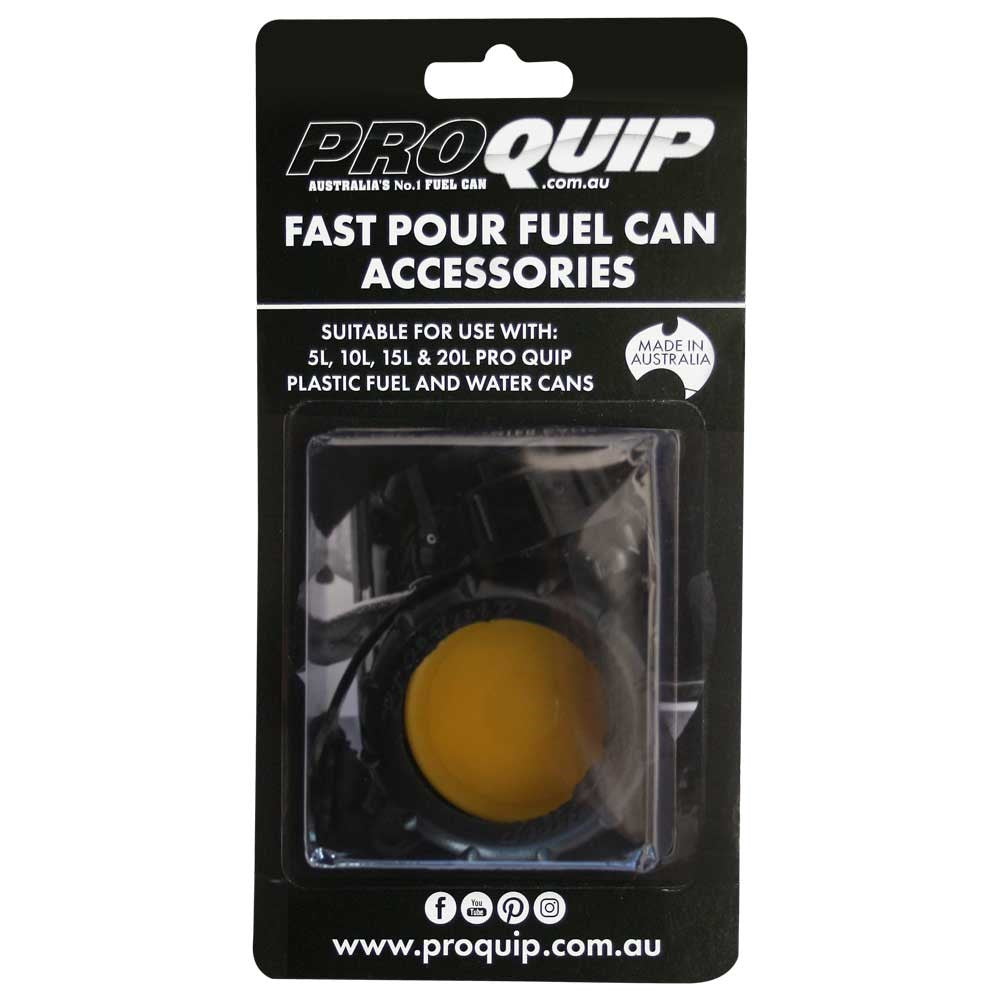 Pro Quip 3-in-1 Fuel Can Accessory Multipack (Stopper, Breather Cap and Screw Cap Hole) - 0865
