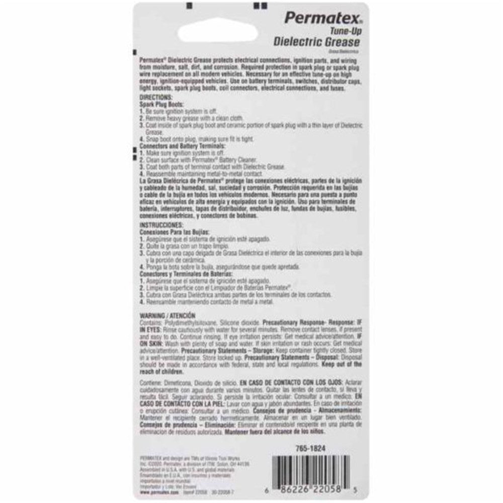 Permatex Dielectric Tune-Up Grease 85G - 22058 - PX22058