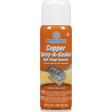 Permatex Copper Spray-A-Gasket Hi-Temp Sealant Aerosol 255ml - 80697 (Pickup Only)