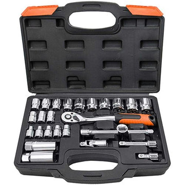 PKTool 26-Piece 3/8" Drive Metric Socket Set - PT10321