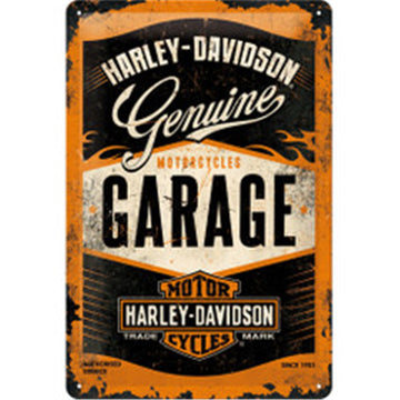 Nostalgic Art 20 x 30Cm Metal Sign Harley-Davidson Garage - 5122238