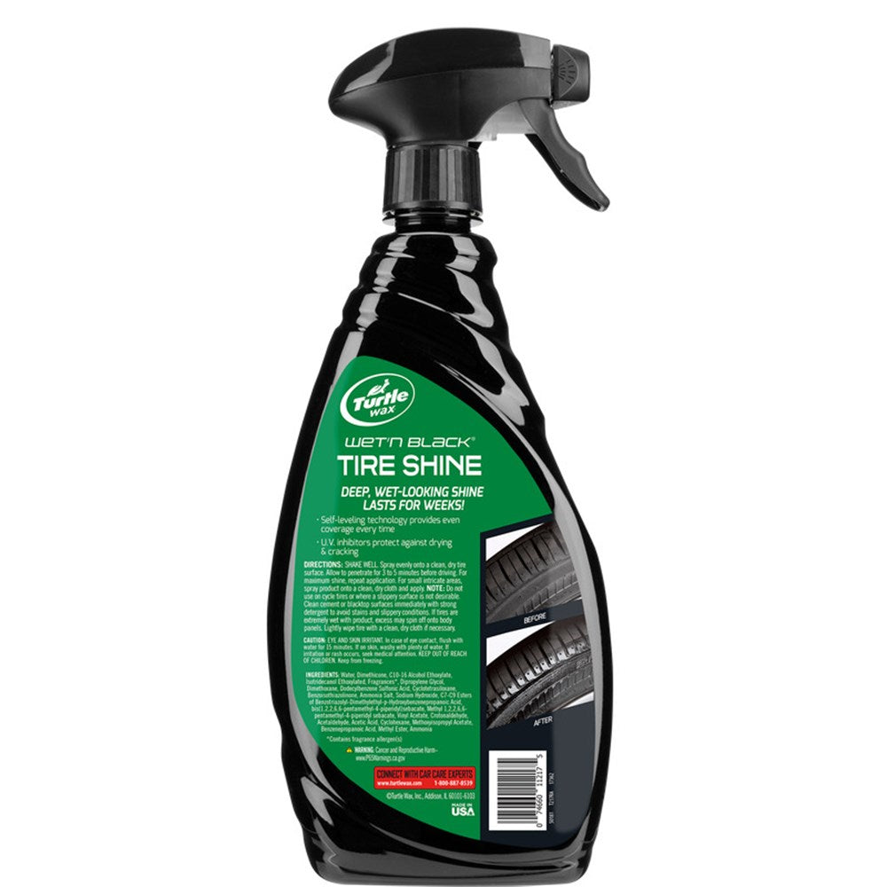 Turtle Wax Wet N Black Ultra Wet Tyre Shine Spray - 680mL - T217RA 50181