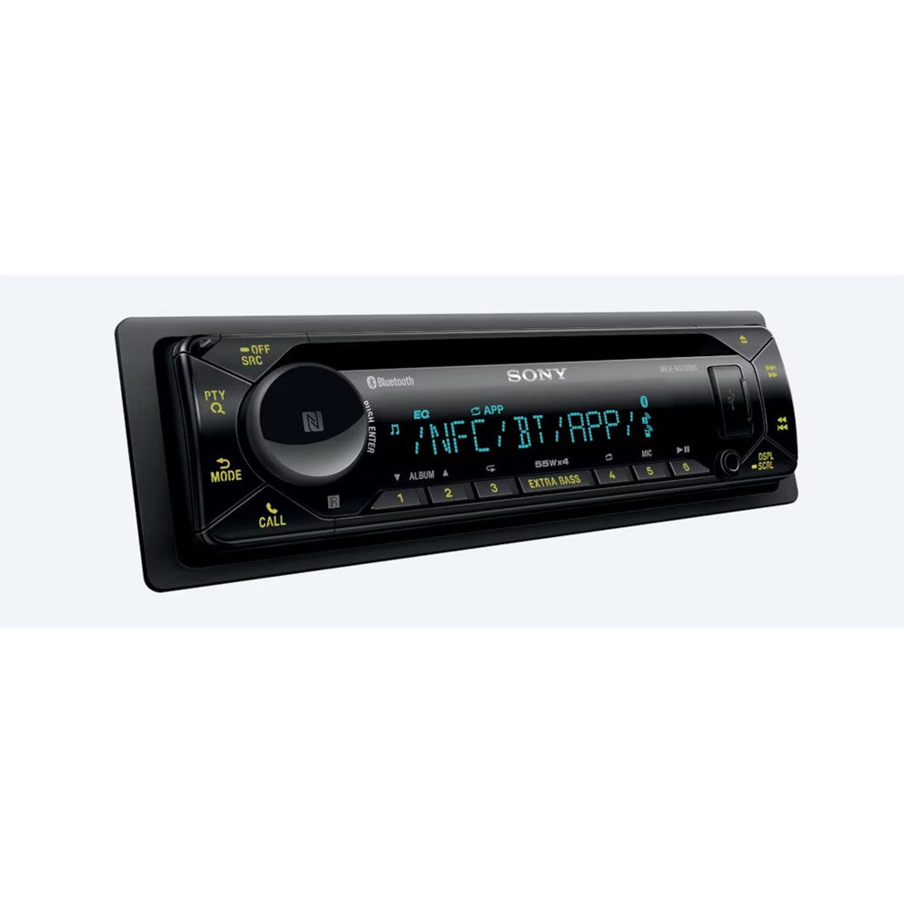 Sony MEXN5300BT Single-DIN CD Receiver Head Unit with Bluetooth