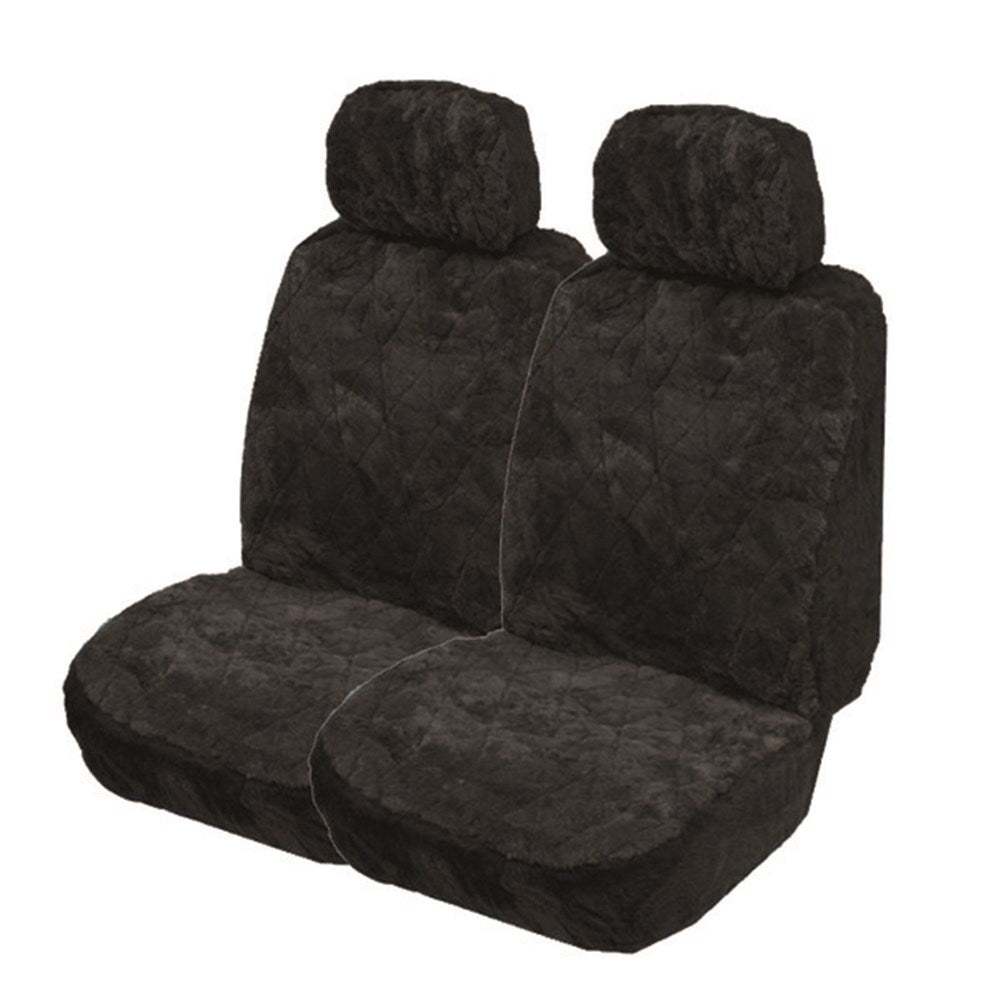 Ilana Explorer Universal Sheepskin Seat Covers Black EXP30DSBLK