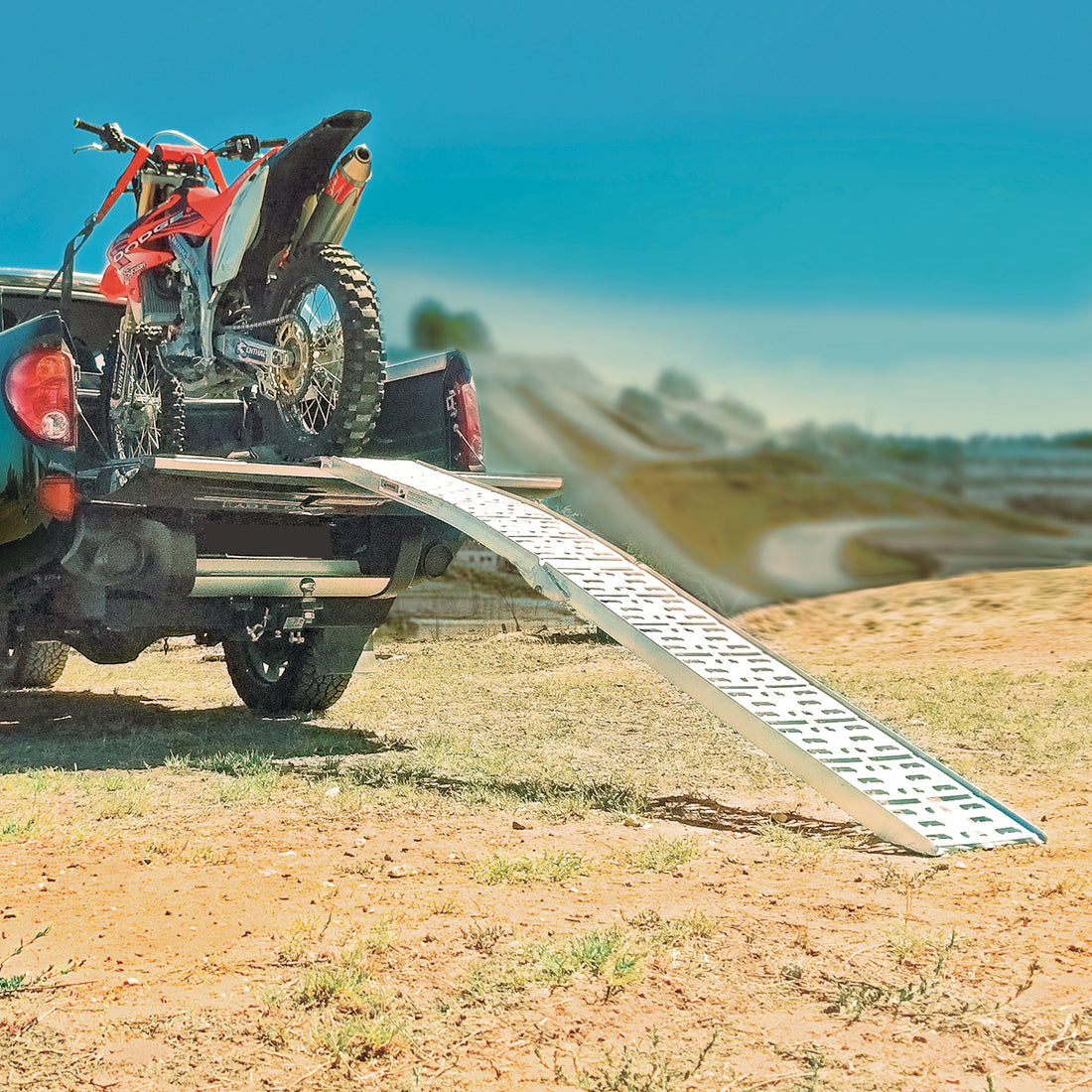 Impact 340kg Motorbike, ATV or Mower Loading Ramp (Single) - ALR226 (Bulky Item - Freight Applies)