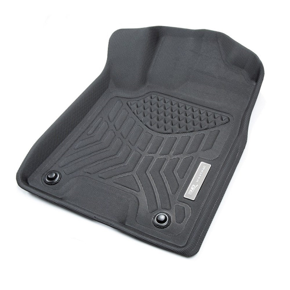 TruFit 3D to Suit Nissan Patrol Y62 Wagon 2013-2022 Maxtrac Tailor Made 3-Row Set of Black Rubber Floor Mats - 3D-NPATY62WAGBKMAX  (Bulky Item - Freight Applies)