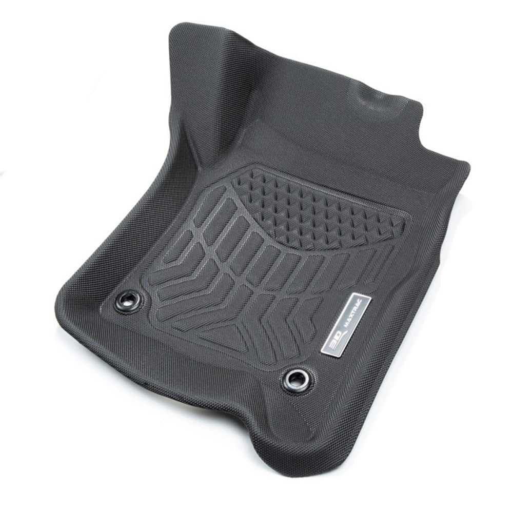 TruFit 3D to Suit Toyota Land Cruiser 79 Series Dual Cab 2007 Onwards Maxtrac Tailor Made Front and Rear Set of Black Rubber Floor Mats - 3D-TLC70P4BKMAX  (Bulky Item - Freight Applies)