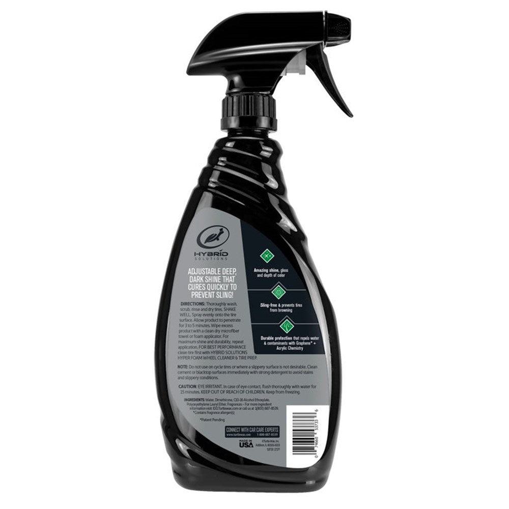 Turtle Wax Hybrid Solutions Graphene Tyre Shine and Spray Coating - 680mL - 103032 53733