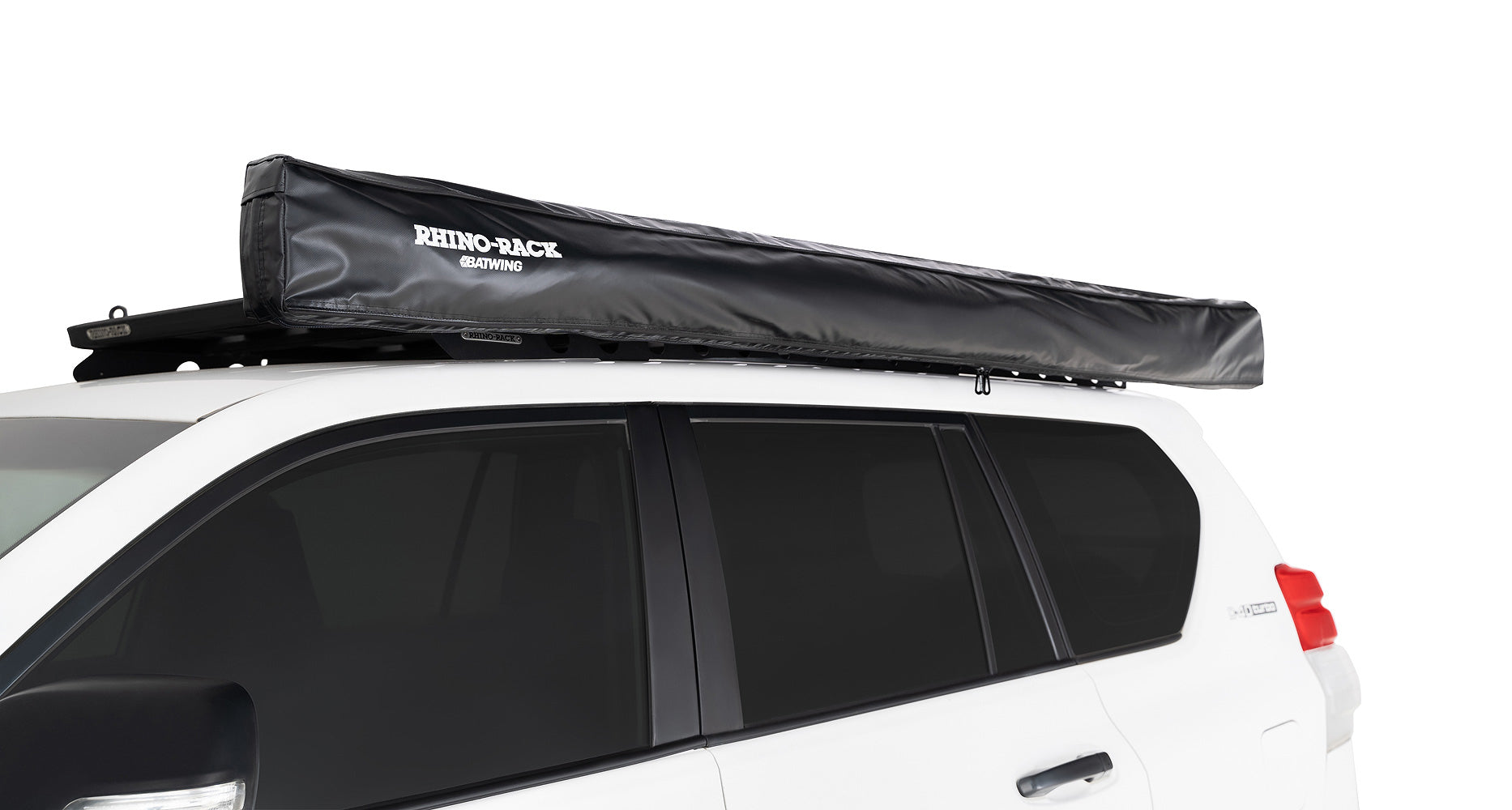 Rhino Rack Left Side Mounted Batwing UPF50 Awning with Stow It Quick Mount System 33114 Auto One