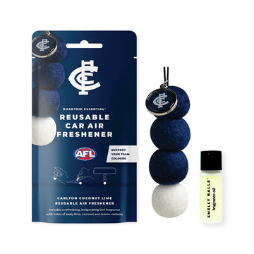 Smelly Balls Carlton Blues Reusable Car Air Freshener Set - AFL445AC