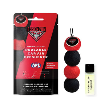 Smelly Balls Essendon Bombers Reusable Car Air Freshener Set - AFL445AE