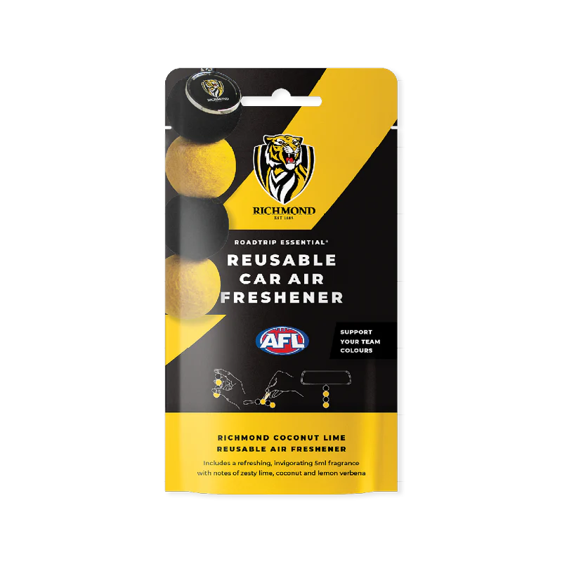 Smelly Balls Richmond Tigers Reusable Car Air Freshener Set - AFL445AL