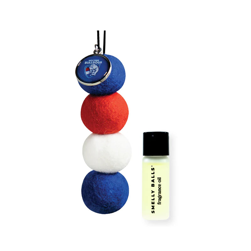 Smelly Balls Western Bulldogs Reusable Car Air Freshener Set - AFL445AP