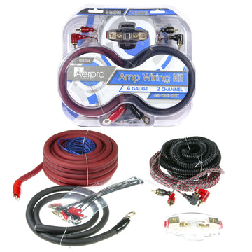 Aerpro 4Ga 2-Channel Amp Install Kit BSX204