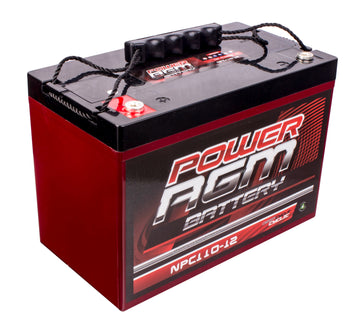 Power AGM NPC12V110A/H 110Ah Deep Cycle Absorbed Glass Mat Battery (Pickup Only) - NPC12V110AH