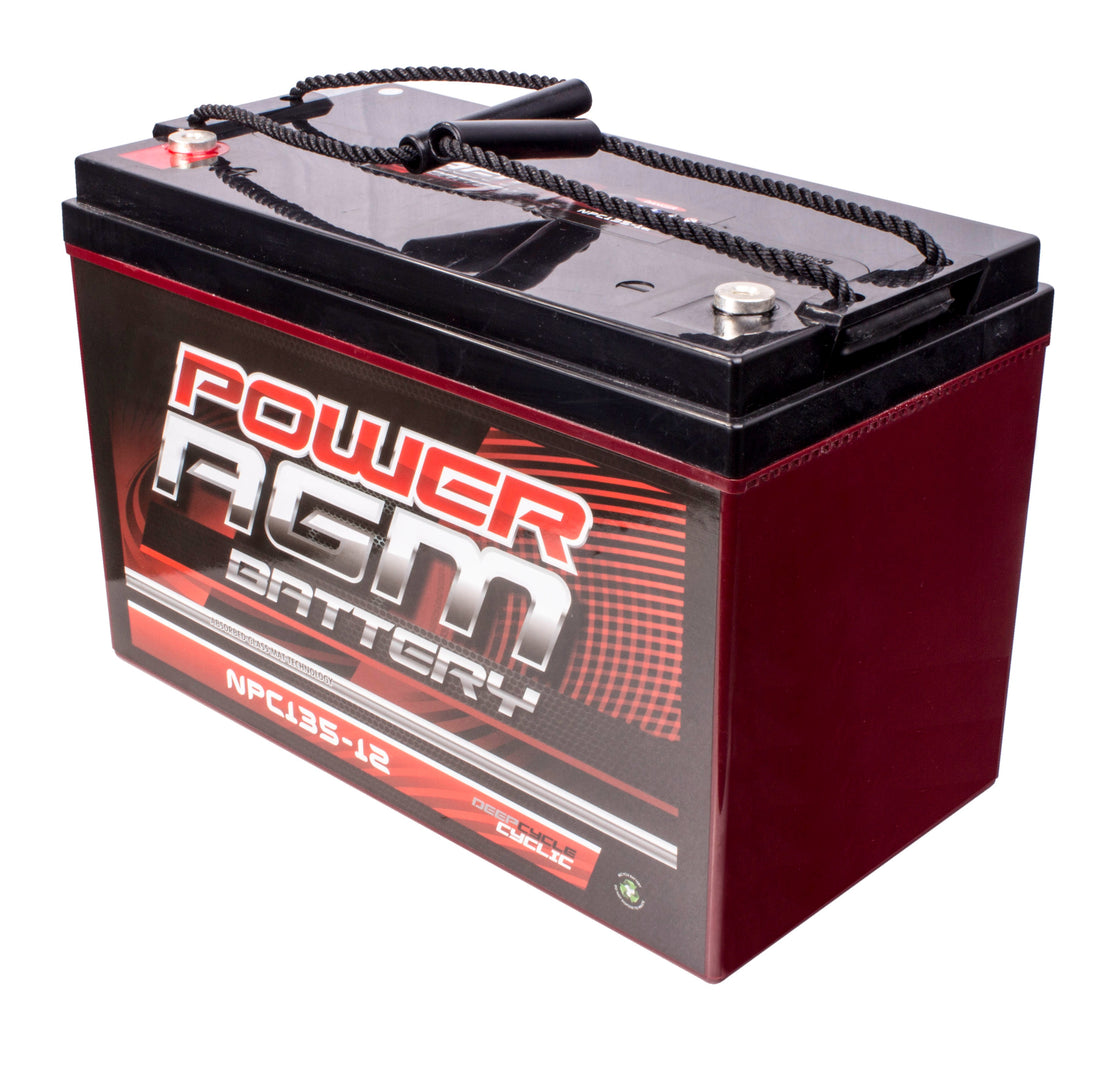 Power AGM NPC12V135A/H 135Ah Deep Cycle Absorbed Glass Mat VRLA Battery (Pickup Only) - NPC12V135AH