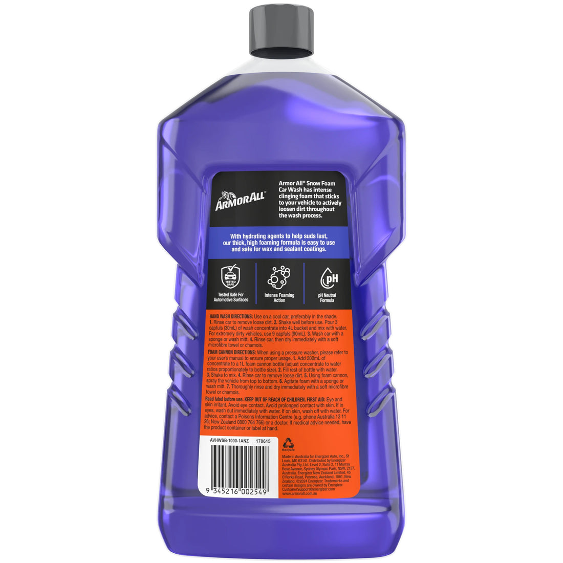 Armor All Snow Foam Car Wash 1L - AVHWSB-1000-1ANZ
