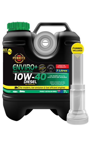 Penrite Enviro+ 10W-40 Full Synthetic Diesel Engine oil 10w40 7L - EPLUS10W40007 (Pickup Only)
