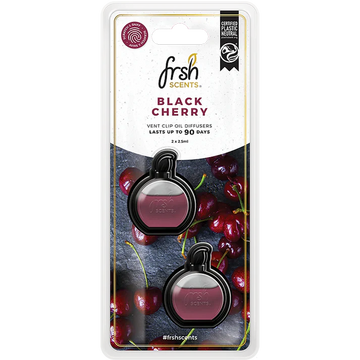 Frsh 2Pk Mini Oil Diffusers Black Cherry 2.5ml - FR9170