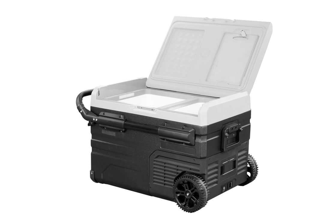 Rovin 45L Portable Trolley Fridge/Freezer with Battery Port and Solar Input - GH2232 (Bulky Item - Freight Applies)
