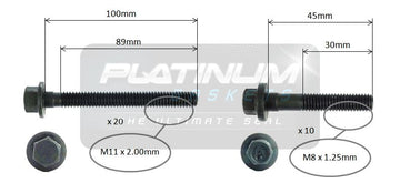Platinum Cylinder Head Bolt Set - HBS0623