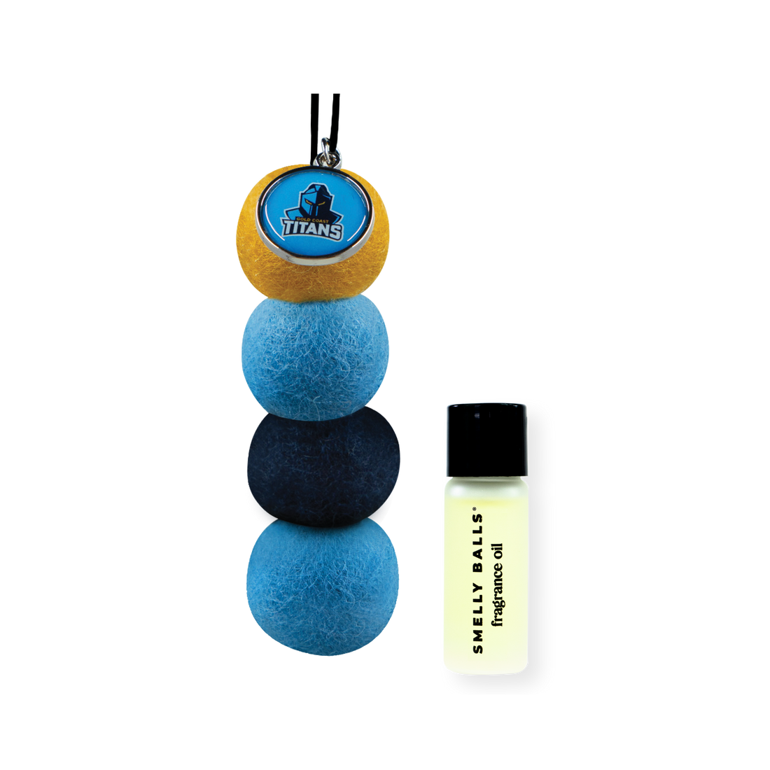 Smelly Balls Gold Coast Titans Inspired Reusable Air Freshener Starter Set - NRL445AP