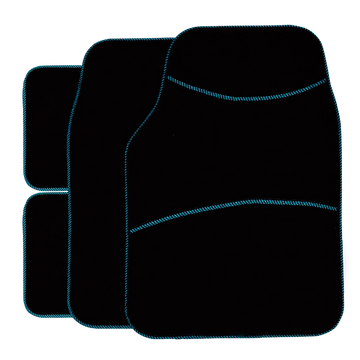 Impact Mats Set of 4 Floor Mats - Sport Blue - IMSPORTB4