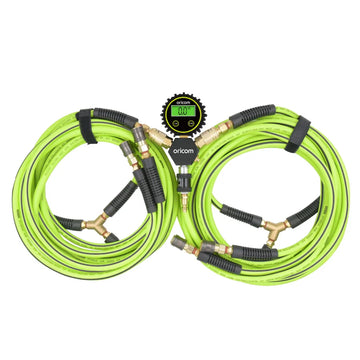 Oricom MTDI4 Tyre Deflator Quad Pack with Digital Display - MTDI4 with FREE Pack of 4 Adjustable Adaptors ATD01