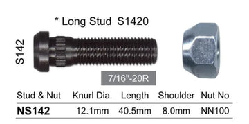 Nice Wheel Stud & Nut Set - NS142
