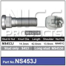 Nice Wheel Stud & Nut Set - NS453J