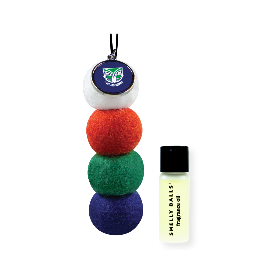 Smelly Balls New Zealand Warriors Inspired Reusable Air Freshener Starter Set - NRL445AO