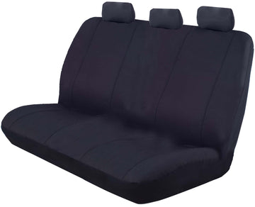 Ilana Car Seat Covers Outback Canvas Size 06H Universal Rear Black - OUT06HBLK (Bulky Item - Freight Applies)