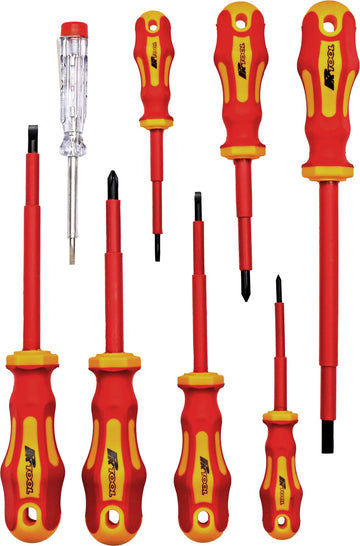 PKTool 7pc VDE 1000v Screwdriver Set For Electric Cars with All Purpose Voltage Tester - PT30203 (Pickup Only)