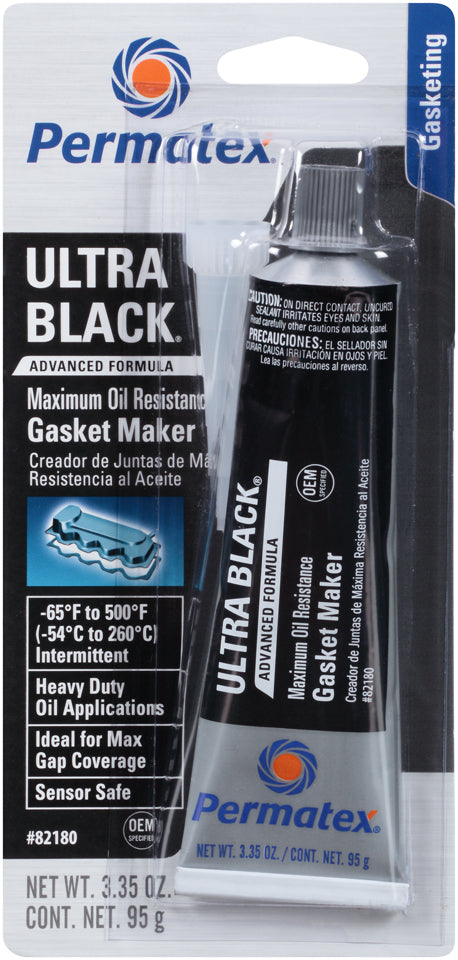 Permatex Ultra Black Maximum Oil Resistance RTV Silicone Gasket