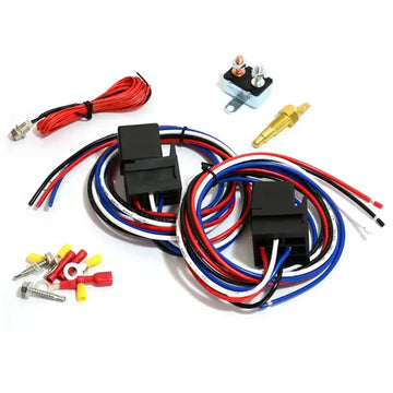 SAAS Electric Thermo Dual Fan Controller Kit on 85° C / off 76°C - SFC1002