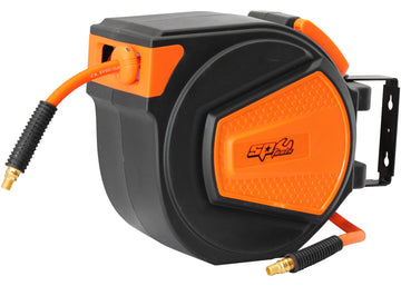 SP Tools Retractable Air Hose Reel - Wall Mounted - SPHR15 (Bulky Item - Freight Applies)