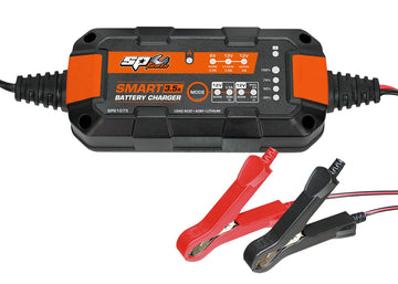 SP Tools Smart Battery Charger - 8 Stage Multi Volt - 6 & 12v - 3.5A - SP61075 (click & collect only)