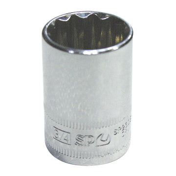 SP Tools 1/2 inch Dr Sockets - 12pt SAE - Individual, Size: 7/16 inch - SP23054
