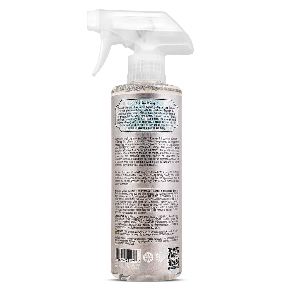 Chemical Guys Nonsense Colorless And Odorless All Surface Cleaner - SPI_993_16