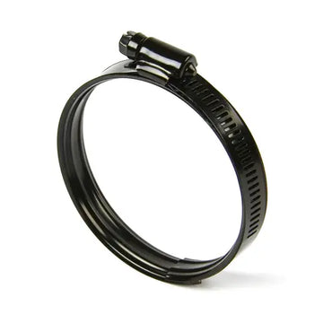 SAAS Hose Clamp Dual Bead Black Stainless Steel 63mm - 80mm - SSDC64B