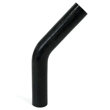 SAAS 45Deg 4 Ply Silicone Hose 32mm x 32mm Black - SSH453232